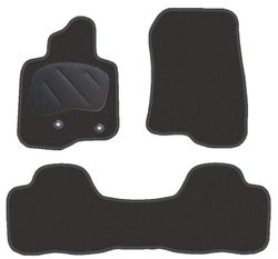 JGO. ALFOMBRAS DIAMOND NEGRA MOD. MITSUBISHI MONTERO C/L  4ª SERIE (07-) con