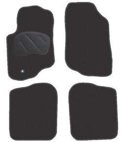 JGO. ALFOMBRAS DIAMOND NEGRA MOD. MITSUBISHI OUTLANDER 1ª SERIE (01-06) con