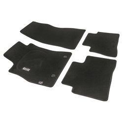 JGO. ALFOMBRAS DIAMOND NEGRA MOD.  (NISSAN JUKE ( 10- ) con fijación específica