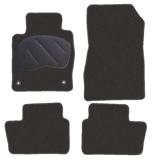 JGO. ALFOMBRAS DIAMOND NEGRA MOD. NISSAN JUKE II (2019-) 2F - 2P