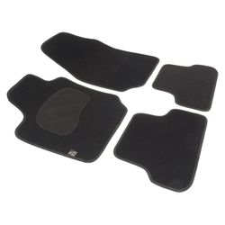 JGO. ALFOMBRAS DIAMOND NEGRA MOD. NISSAN MICRA  (03-10)