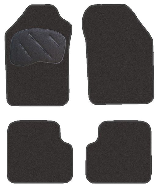 JGO. ALFOMBRAS DIAMOND NEGRA MOD. NISSAN MICRA (92-02)