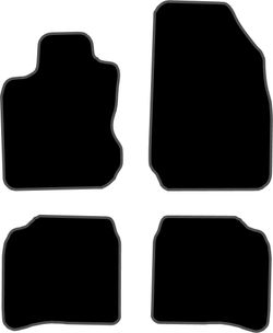 JGO. ALFOMBRAS DIAMOND NEGRA MOD. NISSAN NOTE (06-)