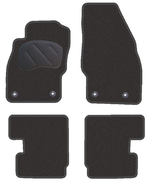 JGO. ALFOMBRAS DIAMOND NEGRA MOD. OPEL ADAM (2013)