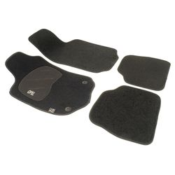 JGO. ALFOMBRAS DIAMOND NEGRA MOD. OPEL COMBO (03-) con fijación específica