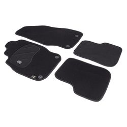 JGO. ALFOMBRAS DIAMOND NEGRA MOD. OPEL CORSA D (9/06-) con fijación específica