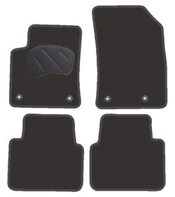 JGO. ALFOMBRAS DIAMOND NEGRA MOD. OPEL CORSSLAND (2021-) 2F - 2P+2C