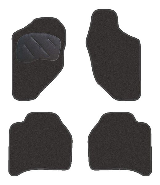 JGO. ALFOMBRAS DIAMOND NEGRA MOD. OPEL FRONTERA CORTO (94-98)