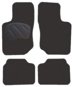 JGO. ALFOMBRAS DIAMOND NEGRA MOD. OPEL TIGRA (10/94-12/03)