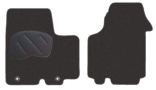 JGO. ALFOMBRAS DIAMOND NEGRA MOD. OPEL VIVARO (Z0NA DELANTERA)