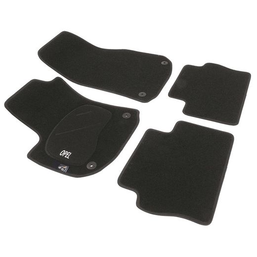JGO. ALFOMBRAS DIAMOND NEGRA MOD. OPEL ZAFIRA II (9/05-) con fijación específica