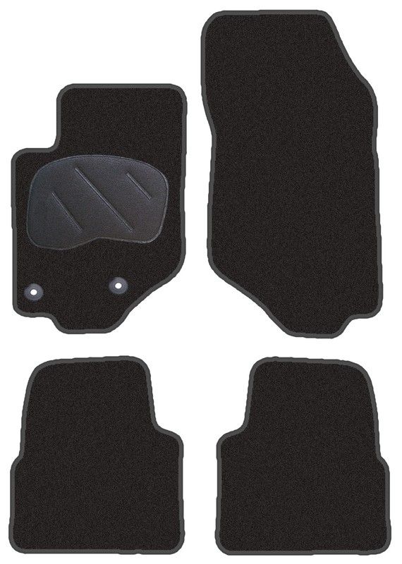 JGO. ALFOMBRAS DIAMOND NEGRA MOD. PEUGEOT 2008 II (2020-) 2F - 2P