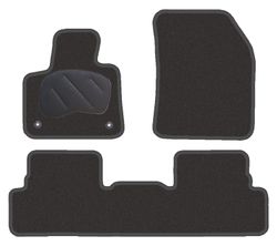 JGO. ALFOMBRAS DIAMOND NEGRA MOD. PEUGEOT 3008 II (16-)