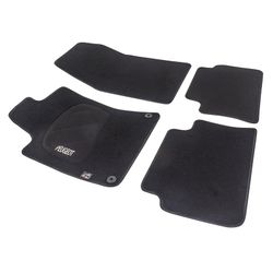 JGO. ALFOMBRAS DIAMOND NEGRA MOD. PEUGEOT 407 con fijación específica botón - 2