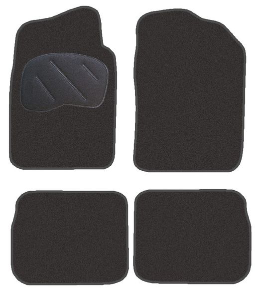 JGO. ALFOMBRAS DIAMOND NEGRA MOD. RENAULT CLIO I  (6/90-4/98)