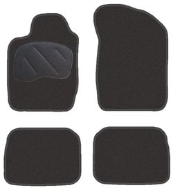 JGO. ALFOMBRAS DIAMOND NEGRA MOD. RENAULT CLIO II (98-06)