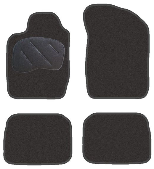 JGO. ALFOMBRAS DIAMOND NEGRA MOD. RENAULT CLIO II (98-06)