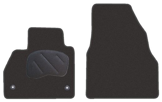 JGO. ALFOMBRAS DIAMOND NEGRA MOD. RENAULT KANGOO II (08-21) 1F - 2P