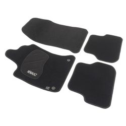 JGO. ALFOMBRAS DIAMOND NEGRA MOD. RENAULT LAGUNA III (07-) con fijación