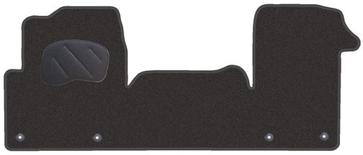 JGO. ALFOMBRAS DIAMOND NEGRA MOD. RENAULT MASTER III (10-) ZONA DELANTERA