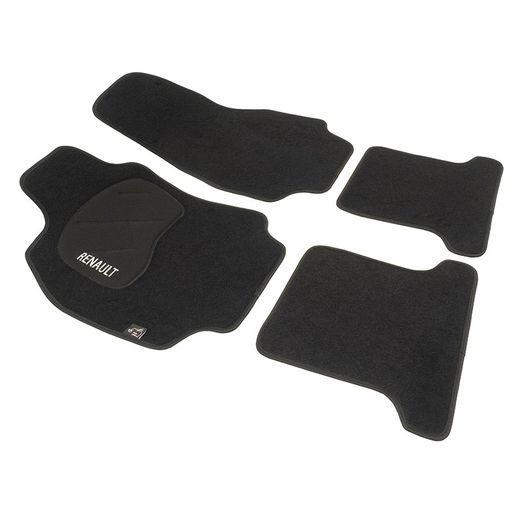 JGO. ALFOMBRAS DIAMOND NEGRA MOD. RENAULT MEGANE CABRIO - COUPE (6/03-08)