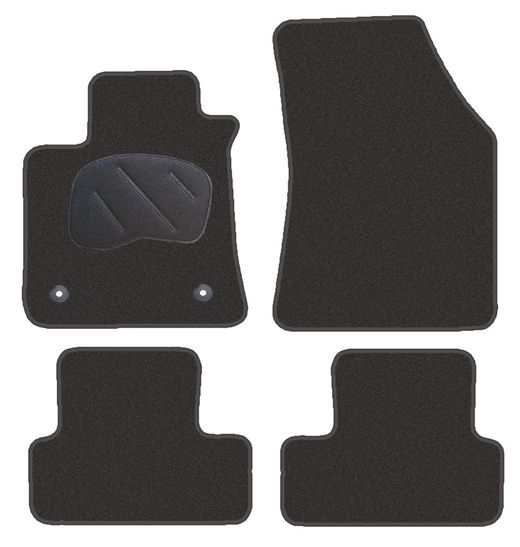 JGO. ALFOMBRAS DIAMOND NEGRA MOD. RENAULT MEGANE IV 5P 2016-