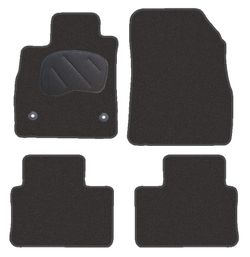 JGO. ALFOMBRAS DIAMOND NEGRA MOD. RENAULT TALISMAN (2015-) 2F - 2P