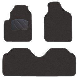 JGO. ALFOMBRAS DIAMOND NEGRA MOD. SEAT ALHAMBRA (6/01-10) S/MALETERO