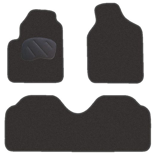 JGO. ALFOMBRAS DIAMOND NEGRA MOD. SEAT ALHAMBRA (6/01-10) S/MALETERO