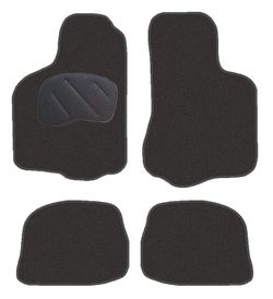 JGO. ALFOMBRAS DIAMOND NEGRA MOD. SEAT IBIZA - CORDOBA III (99-02)