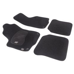 JGO. ALFOMBRAS DIAMOND NEGRA MOD. SEAT LEON  (99-05) con fijación específica