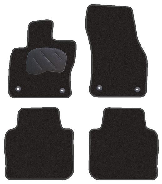 JGO. ALFOMBRAS DIAMOND NEGRA MOD. SEAT TARRACO 7Plazas (2018-) 3F - 2P+2C