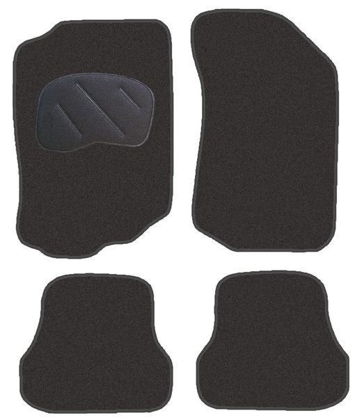 JGO. ALFOMBRAS DIAMOND NEGRA MOD. SEAT TOLEDO (2/91-98)