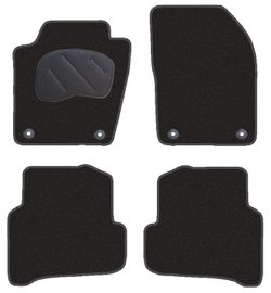 JGO. ALFOMBRAS DIAMOND NEGRA MOD. SKODA FABIA III (NJ) 5P 2015-