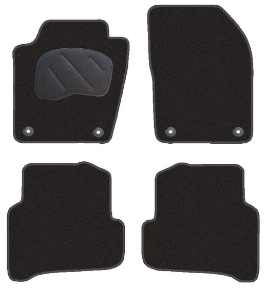 JGO. ALFOMBRAS DIAMOND NEGRA MOD. SKODA FABIA III (NJ) 5P 2015-
