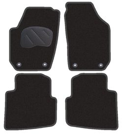 JGO. ALFOMBRAS DIAMOND NEGRA MOD.  SKODA ROOMSTER