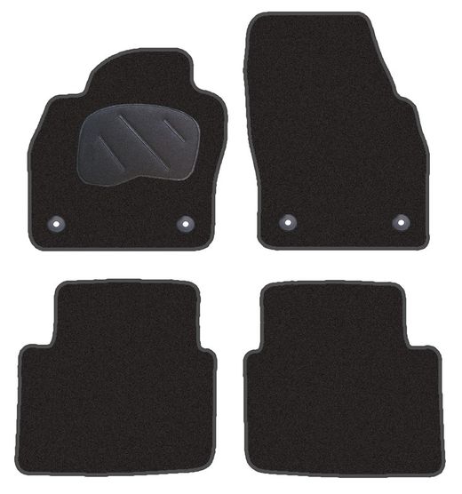 JGO. ALFOMBRAS DIAMOND NEGRA MOD. SKODA SCALA (2019-) 2F - 2P+2C