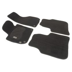 JGO. ALFOMBRAS DIAMOND NEGRA MOD. SKOODA SUPERB/ SUPERB COMBI (08-) con