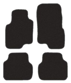 JGO. ALFOMBRAS DIAMOND NEGRA MOD. SMART FOUFOUR (5/04-)