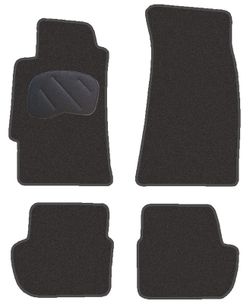 JGO. ALFOMBRAS DIAMOND NEGRA MOD. SUBARU SVX (91-96) 2F