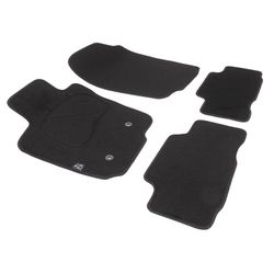 JGO. ALFOMBRAS DIAMOND NEGRA MOD.  TOYORA RAV 4 ( 06 -12 ) con fijación