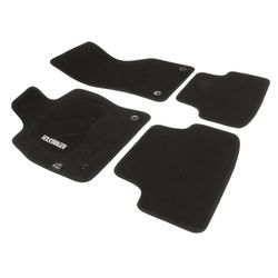 JGO. ALFOMBRAS DIAMOND NEGRA MOD.  VOLKSWAGEN GOLF VII ( 13- ) con fijación específica botón - 2 p