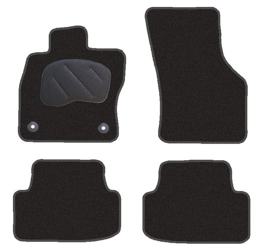 JGO. ALFOMBRAS DIAMOND NEGRA MOD. VOLKSWAGEN GOLF VIII (CD) (2020-) 2F - 2P+2C