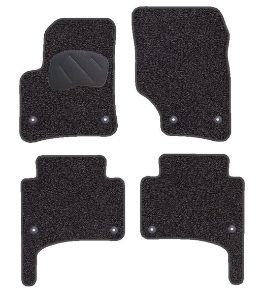 JGO. ALFOMBRAS DIAMOND NEGRA MOD. VOLKSWAGEN TOUAREG con fijación
