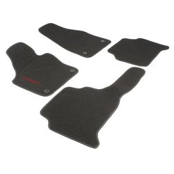 JGO. ALFOMBRAS DIAMOND NEGRA MOD. VOLKSWAGEN TOURAN con fijación