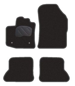 JGO. ALFOMBRAS DIAMOND NEGRA MOD.DACIA DOKKER (12-) 2F - 2P
