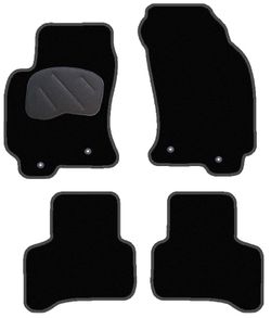 JGO. ALFOMBRAS DIAMOND NEGRA MOD.JAGUAR X-TYPE 4/5P (DIESEL) (01-09)