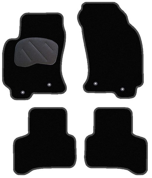 JGO. ALFOMBRAS DIAMOND NEGRA MOD.JAGUAR X-TYPE 4/5P (DIESEL) (01-09)