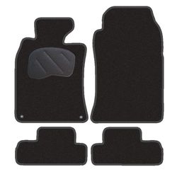 JGO. ALFOMBRAS DIAMOND NEGRA MOD.MINI CABRIO 2P (09-)