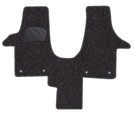 JGO. ALFOMBRAS DIAMOND NEGRA MOD.VOLKSWAGEN T5 (03-15) ZONA DELANTERA CONFORT